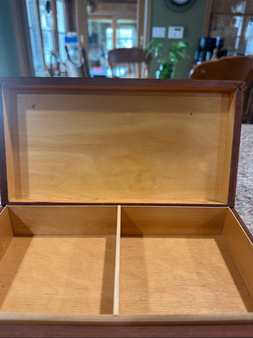 Handcrafted Wood Decorative Box with Colorful Inlay - Picture 5 of 15